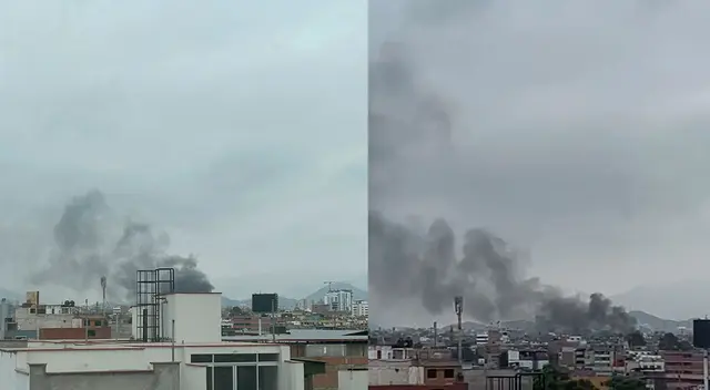 Incendio en La Victoria