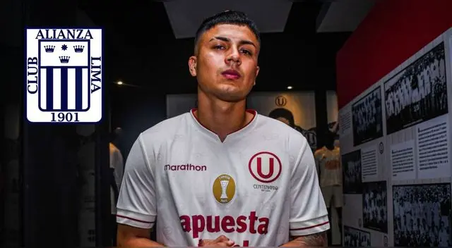 Carlos Bustos felicita a Jairo Concha por desempeño con Universitario de Deportes.