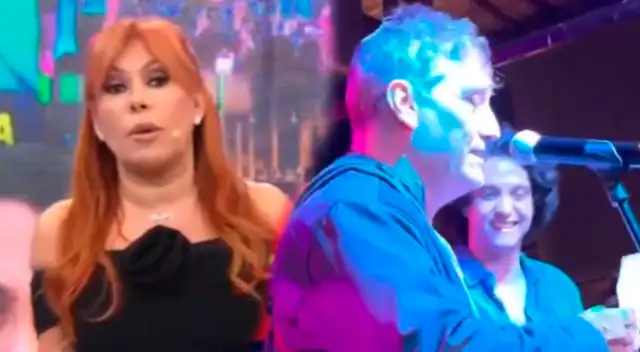 Magaly Medina aplaude gesto de Guillermo Dávila con Vasco Madueño.