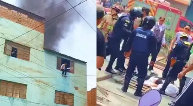 El siniestro se registró en el jirón Rodríguez de Mendoza en Cercado de Lima.