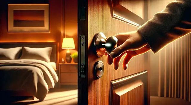 Descubre el significado de por qué cerrar la puerta antes de dormir.