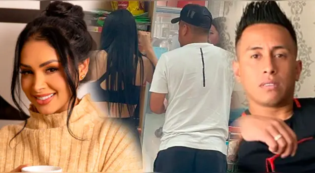 Pamela Franco y Christian Cueva son vistos haciendo compras en supermercado.