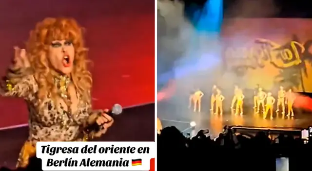 La Tigresa del Oriente deslumbró al público en Alemania con su tema más reciente.
