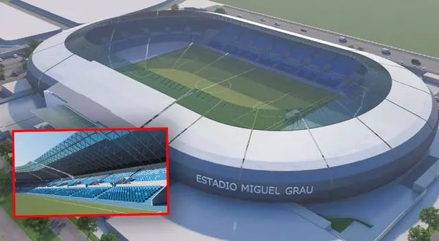 Estadio en el norte del Perú tendrá estrados techados para una mejor comodidad de los asistentes.