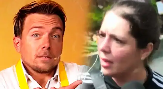 Yiddá Eslava se defiende de Julián Zucchi.
