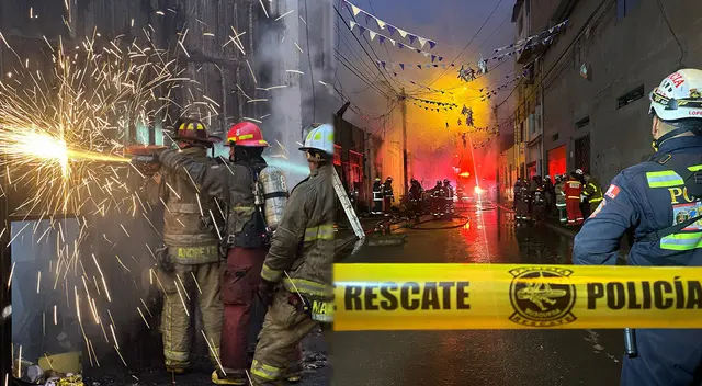 Incendio de grandes proporciones asusta a pobladores de La Victoria.