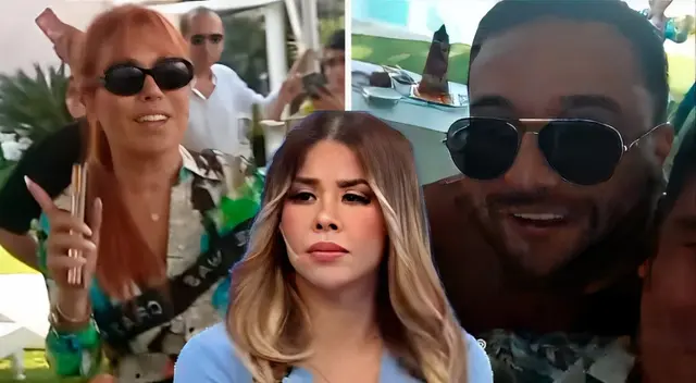 Magaly Medina fue captada festejando con urraco implicado en polémica con Gabriela Serpa. Magaly Medina fue captada festejando con urraco implicado en polémica con Gabriela Serpa.