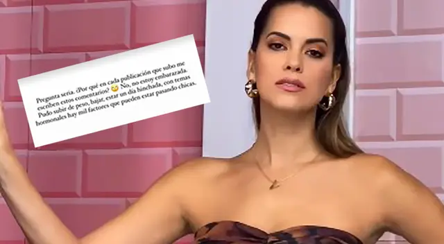 Valeria Piazza se mostró sumamente incómoda por los comentarios de sus seguidores.