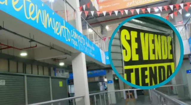 Este centro comercial solía ser uno de los más visitados por miles de personas en el sur de Lima.