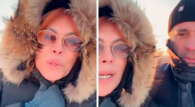 Magaly Medina y Alfredo Zambrano no pudieron disfrutar de las auroras boreales en Islandia