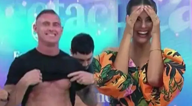 Valeria Piazza y su INÉDITA REACCIÓN al ver a strippers australianos levantarse el polo EN VIVO: "¡Qué es esto!"