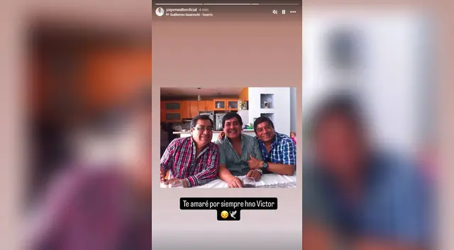 Walter Yaipén confirmó el fallecimiento de su hermano, Víctor Walter Yaipén confirmó el fallecimiento de su hermano, Víctor