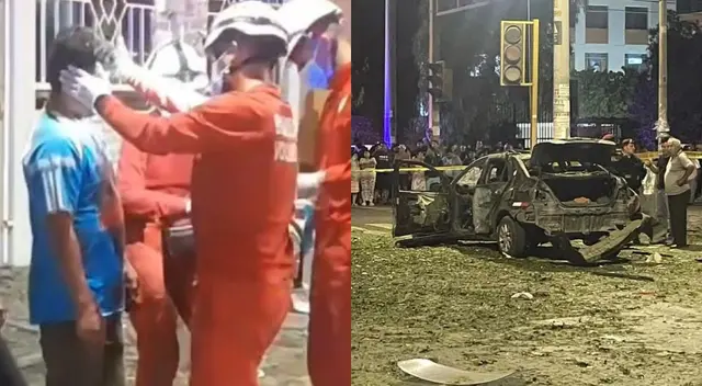 Coche bomba explota en Trujillo y deja a un herido.