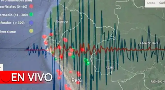Conoce EN VIVO los temblores que ocurren en el Perú, según IGP.