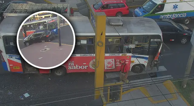 Accidente en Miraflores deja al menos 2 heridos. Accidente en Miraflores deja al menos 2 heridos.