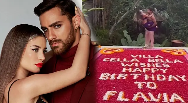 Flavia Laos contó que ella coordinó su sorpresa de cumpleaños.