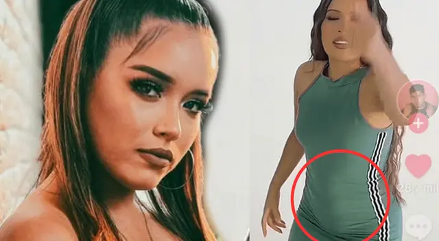 Kiara Lozano usó sus redes sociales para  hablar sobre su supuesto embarazo.