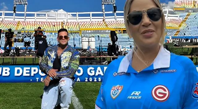 Pamela López y Christian Domínguez JUNTOS en la Noche Garcilaso: Así fue su EMOCIONANTE llegada al estadio.