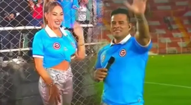 Pamela López y Christian Domínguez protagonizan IMPENSADA despedida en plena cancha del Garcilaso: AQUÍ el icónico momento. Pamela López y Christian Domínguez protagonizan IMPENSADA despedida en plena cancha del Garcilaso: AQUÍ el icónico momento.