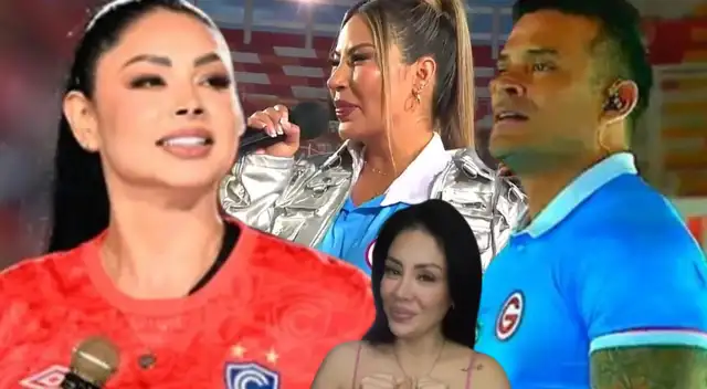 Vanessa Pumarica se burla de Pamela López y Christian Domínguez, pero luego lo borra.