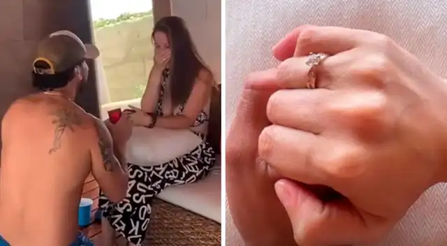 Greissy Ortega y Randol Pastor se comprometieron el pasado fin de semana.