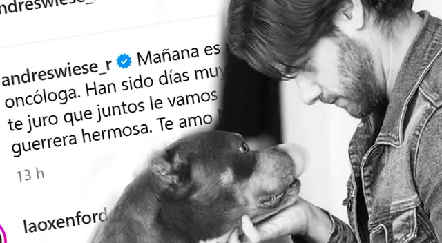 Andrés Wiese SE QUIEBRA al revelar que su perrita Menta padece de cáncer y lanza DESGARRADOR mensaje.