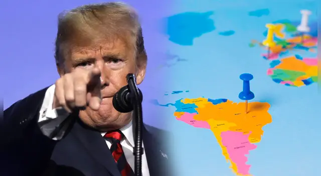 Donald Trump contra país latino