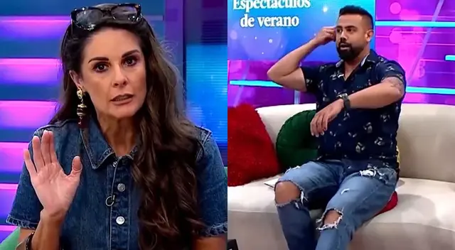 Rebeca Escribens se enojó con su compañero de Espectáculos de verano.