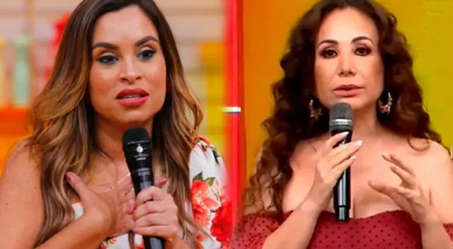 Janet Barboza llamó compañera a la presentadora Ethel Pozo. Janet Barboza llamó compañera a la presentadora Ethel Pozo.