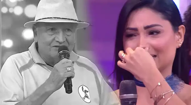 Pamela Franco lloró con una sorpresa de su fallecido papá.