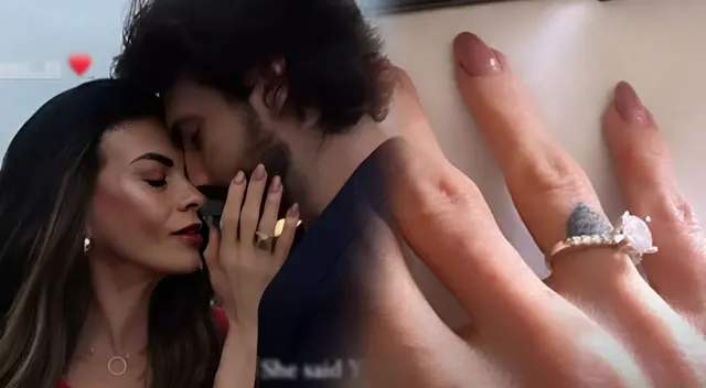 Novio de Fiorella Rodríguez, 21 años menor, le pidió la mano con LUJOSO anillo.