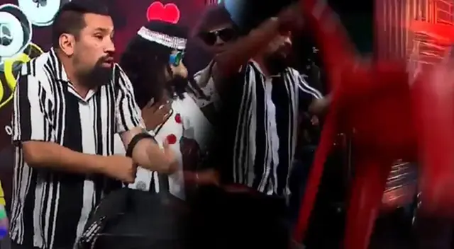 Aldo Miyashiro abandona set de su programa EN VIVO y hasta bota la silla por incómodo momento.