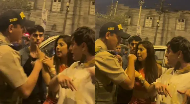 Zully se viraliza tras amenazar a policía.