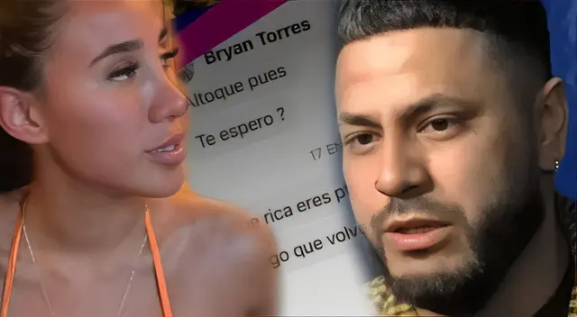 Samahara Lobatón VIO todos los chats filtrados de Bryan Torres y EXIGE que DE LA CARA.
