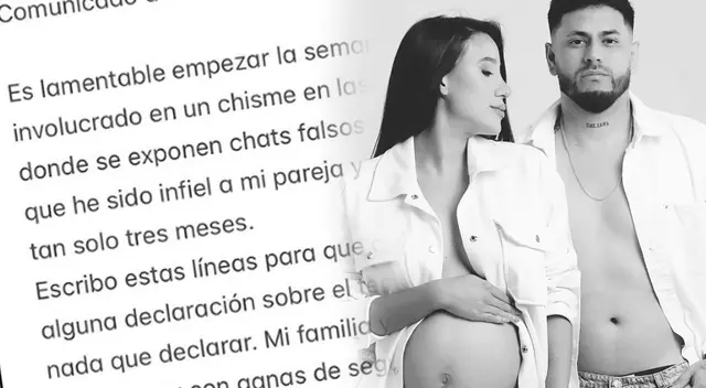 Bryan Torres lanza COMUNICADO tras filtrarse chats de presunta infidelidad a Samahara Lobatón durante su EMBARAZO.