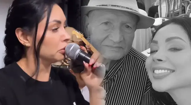 Pamela Franco tiene EMOTIVO reencuentro con su orquesta tras la pérdida de su padre y LE CANTA.