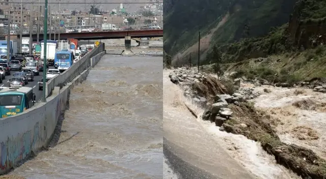 Según el informe del Senamhi, dos distritos de Lima están en alerta roja debido al incremento de las lluvias.