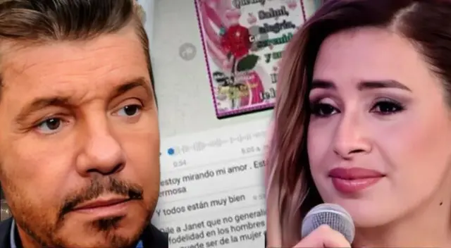 Marcelo Tinelli no le habría enviado mensaje a Milett Figueroa, según redes.