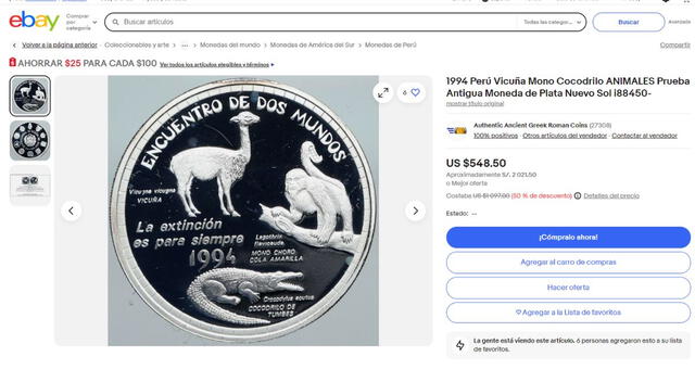 La moneda de 1 SOL que te podría hacer GANAR más de S/1.500 en un abrir y cerrar de ojos La moneda de 1 SOL que te podría hacer GANAR más de S/1.500 en un abrir y cerrar de ojos