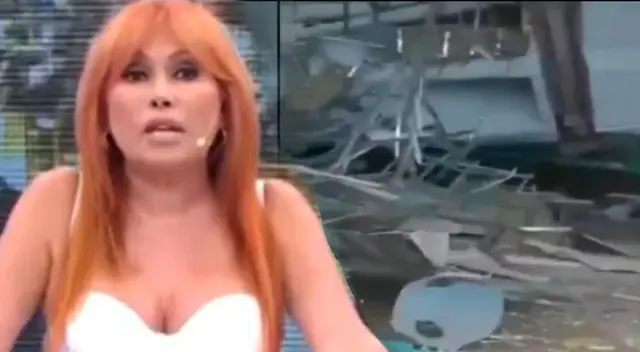 Magaly Medina se pronunció tras incidente en Real Plaza de Trujillo.