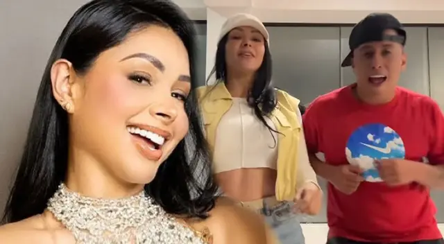 Pamela Franco logró grabar un video bailando junto a Christian Cueva.