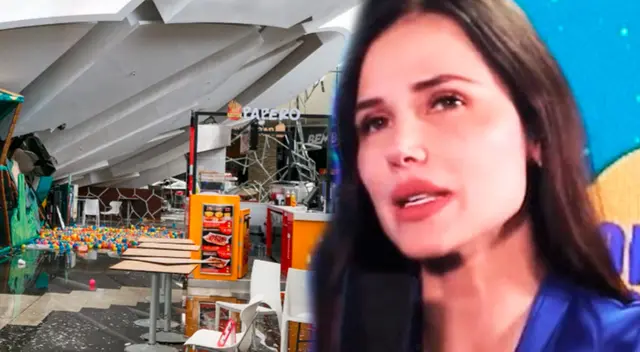 Maju Mantilla lamenta accidente en el Real Plaza de Trujillo.