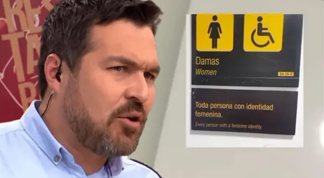 Giacomo Bocchio enfurece con el uso de baños inclusivos.