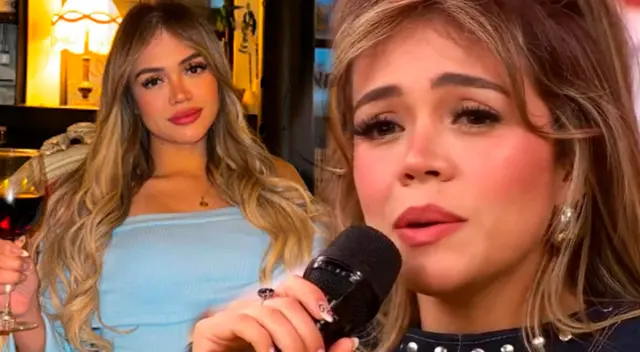 Mayra Goñi se sinceró frente a las cámaras de televisión.