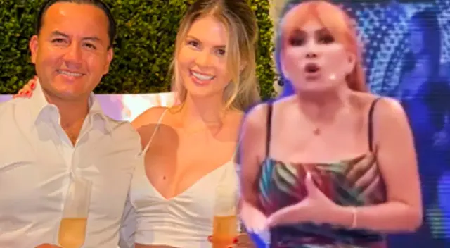 Magaly Medina se pronuncia tras fiesta de Richard Acuña y Brunella Horna.