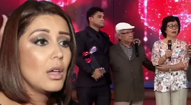 Karla Tarazona se reencontró con los papás de Christian Domínguez en el cumpleaños de su suegro.