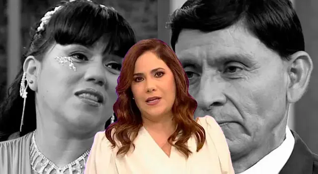 Cuestionan a Andrea Llosa por programa junto a la 'Novia de Bagua' y su pareja