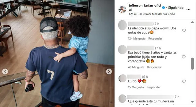 Jefferson Farfán compartió algunas fotos con su última hija en sus redes sociales. Jefferson Farfán compartió algunas fotos con su última hija en sus redes sociales.