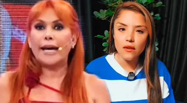 Magaly Medina se muestra molesta con su colega Katty Villalobos.