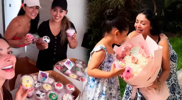 Pamela Franco se emocionó por el cumpleaños de su hija.